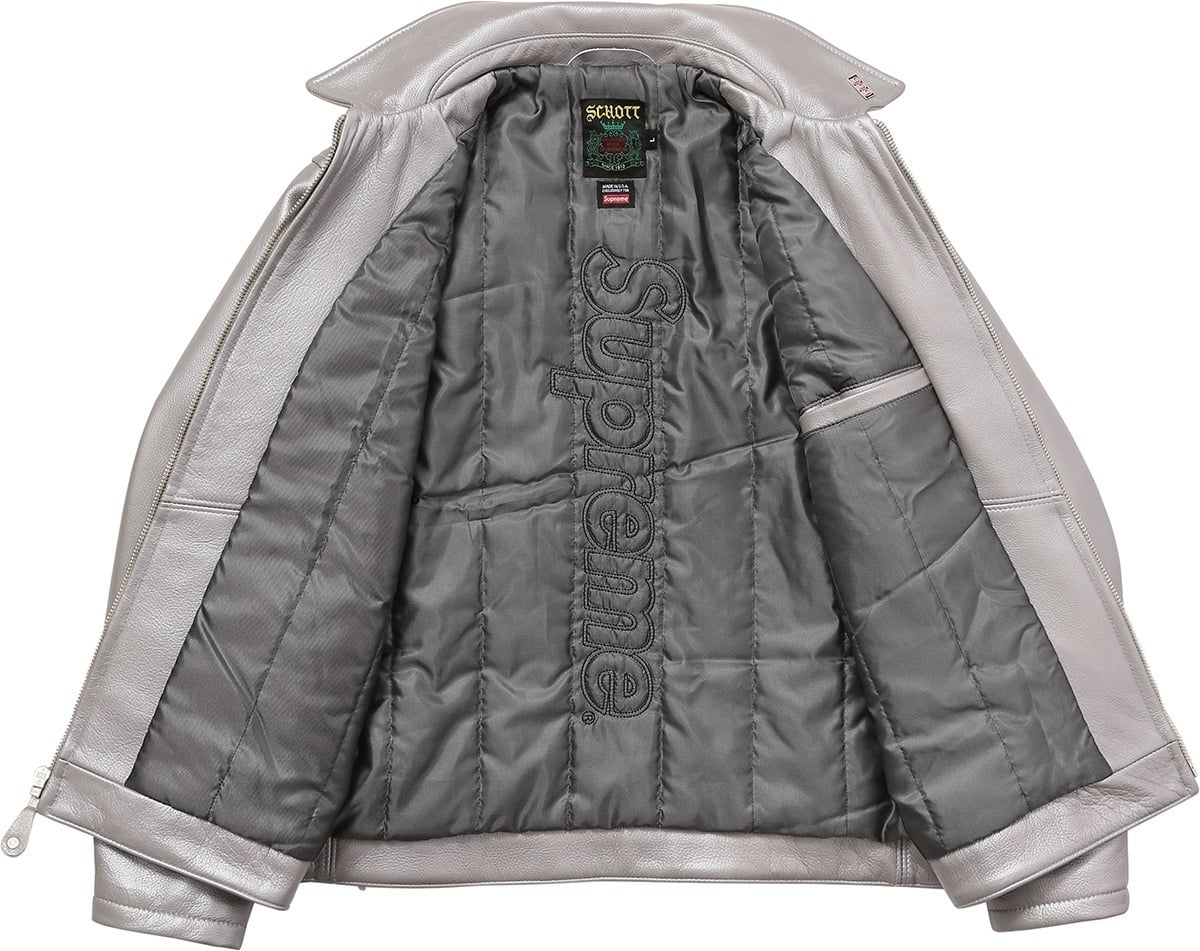 Supreme®/Schott® Leather Work Jacket view 3